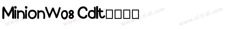 MinionW08 CdIt字体转换